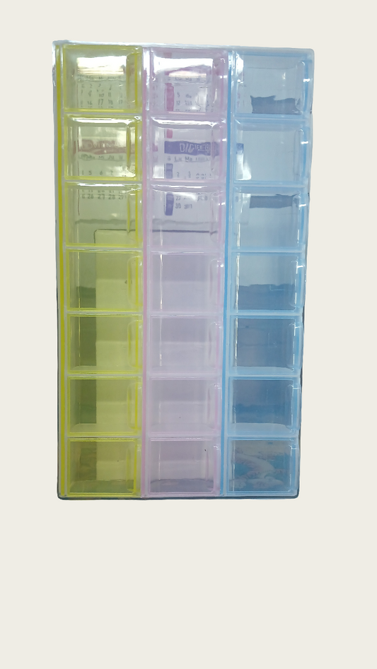 Caja de 21 espacios